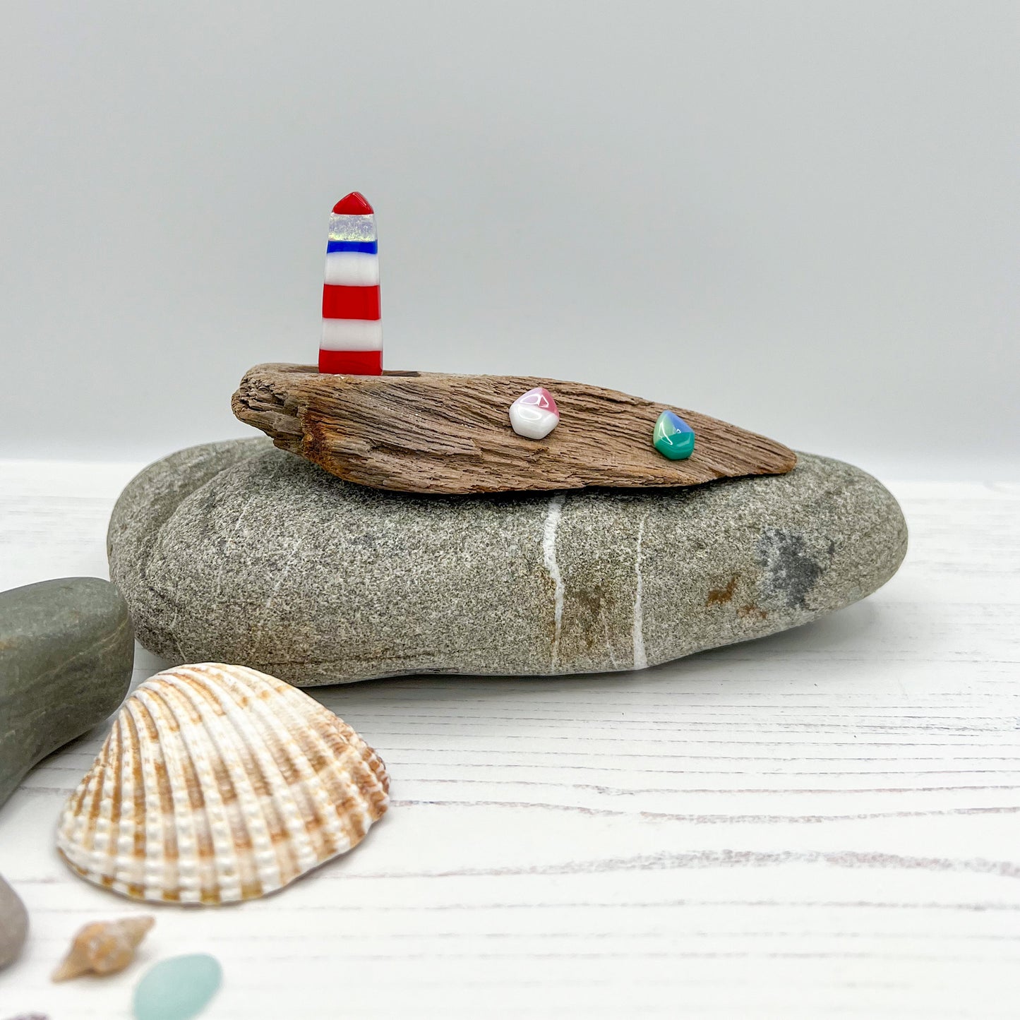 Small Driftwood Beach Huts