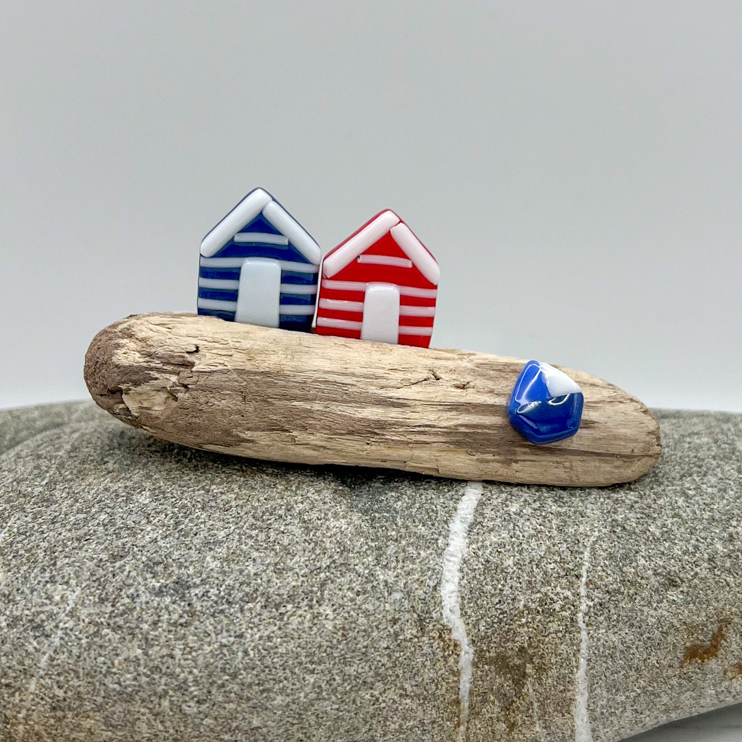 Small Driftwood Beach Huts