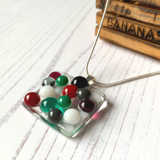 Winter Bubble Glass Necklace