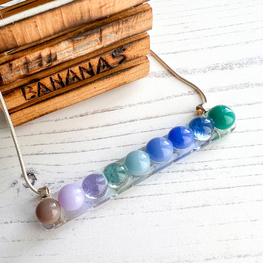Summer Bar Bubble Glass Necklace