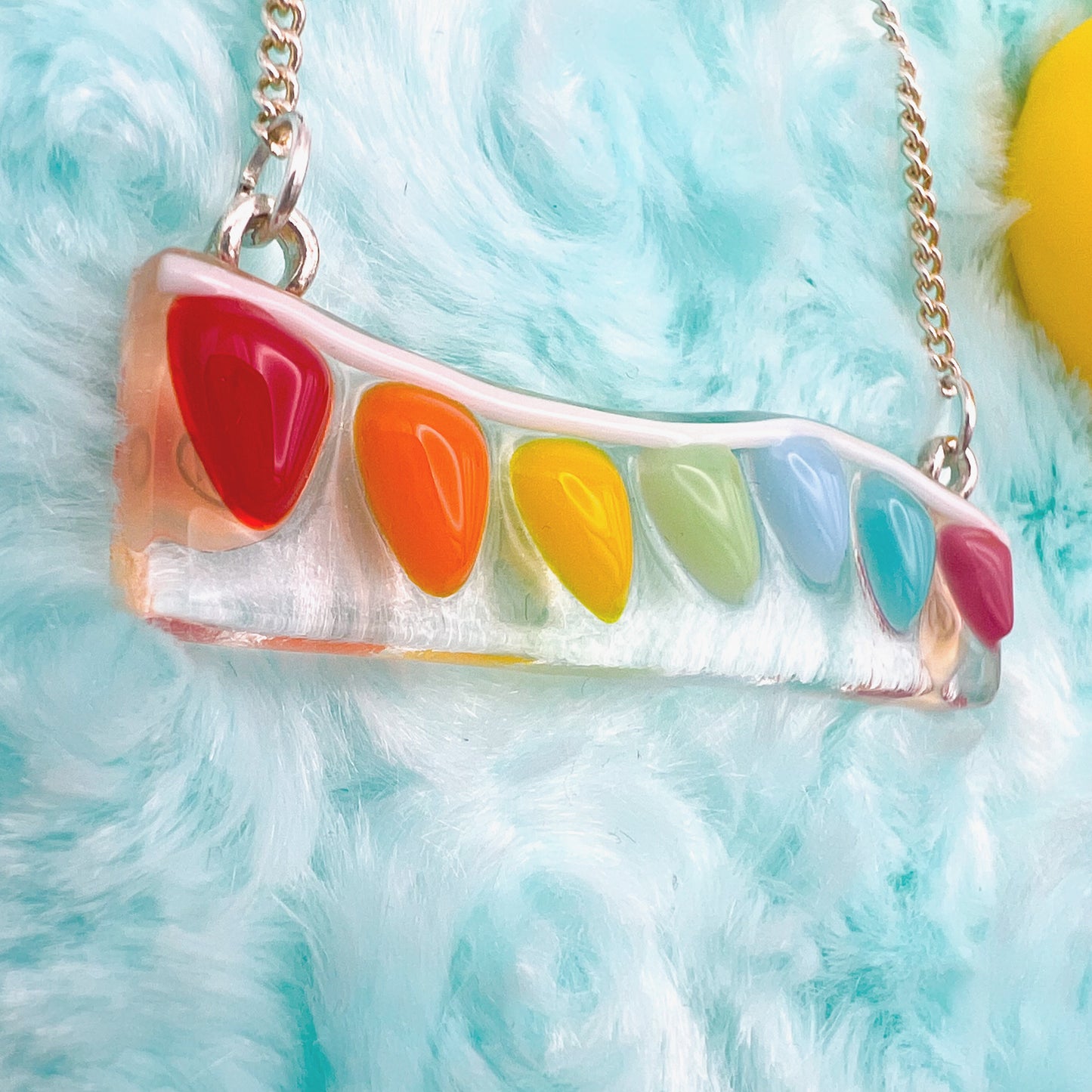 Bunting Glass Necklace