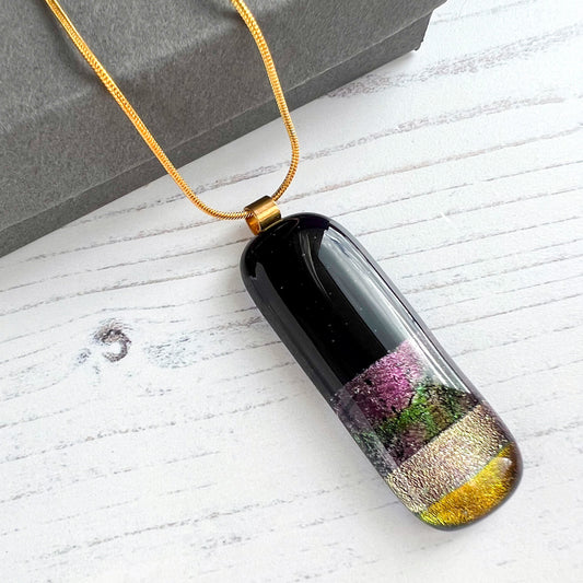 Classic Pink Glass Necklace