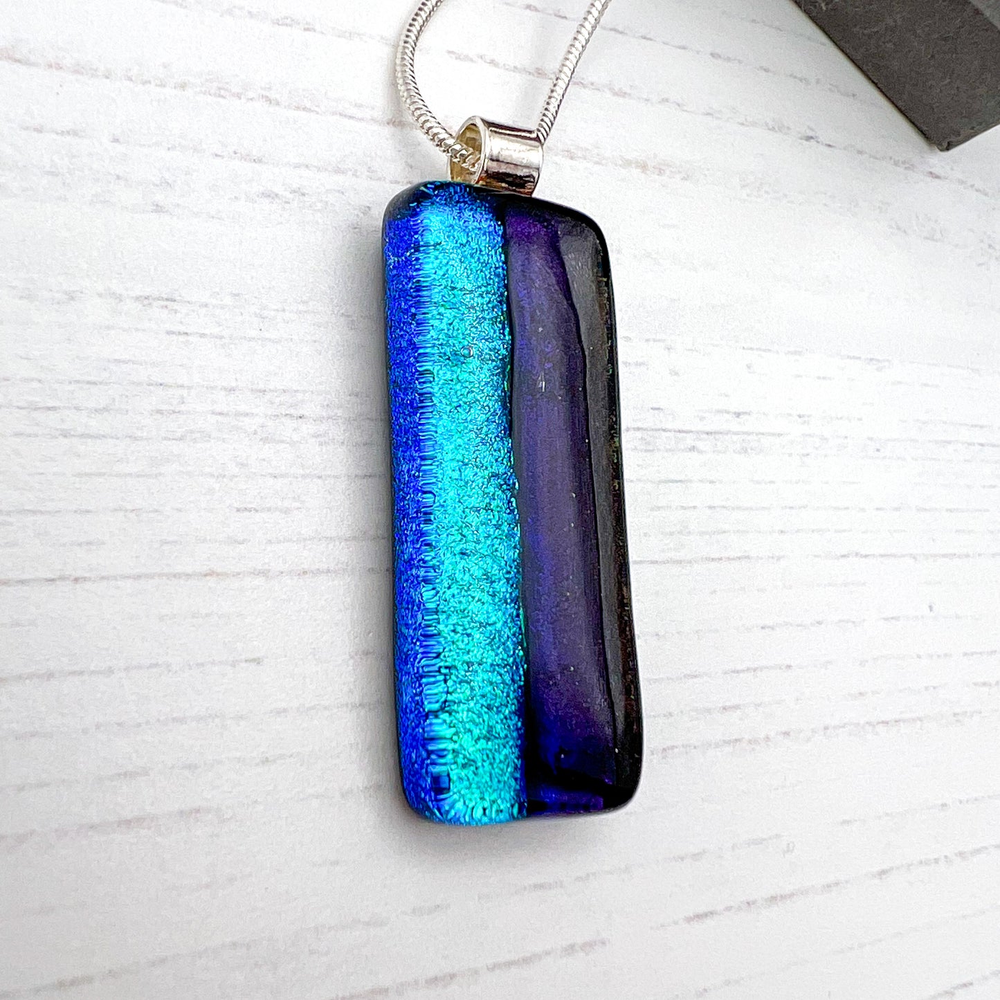 Split Tone Glass Necklace