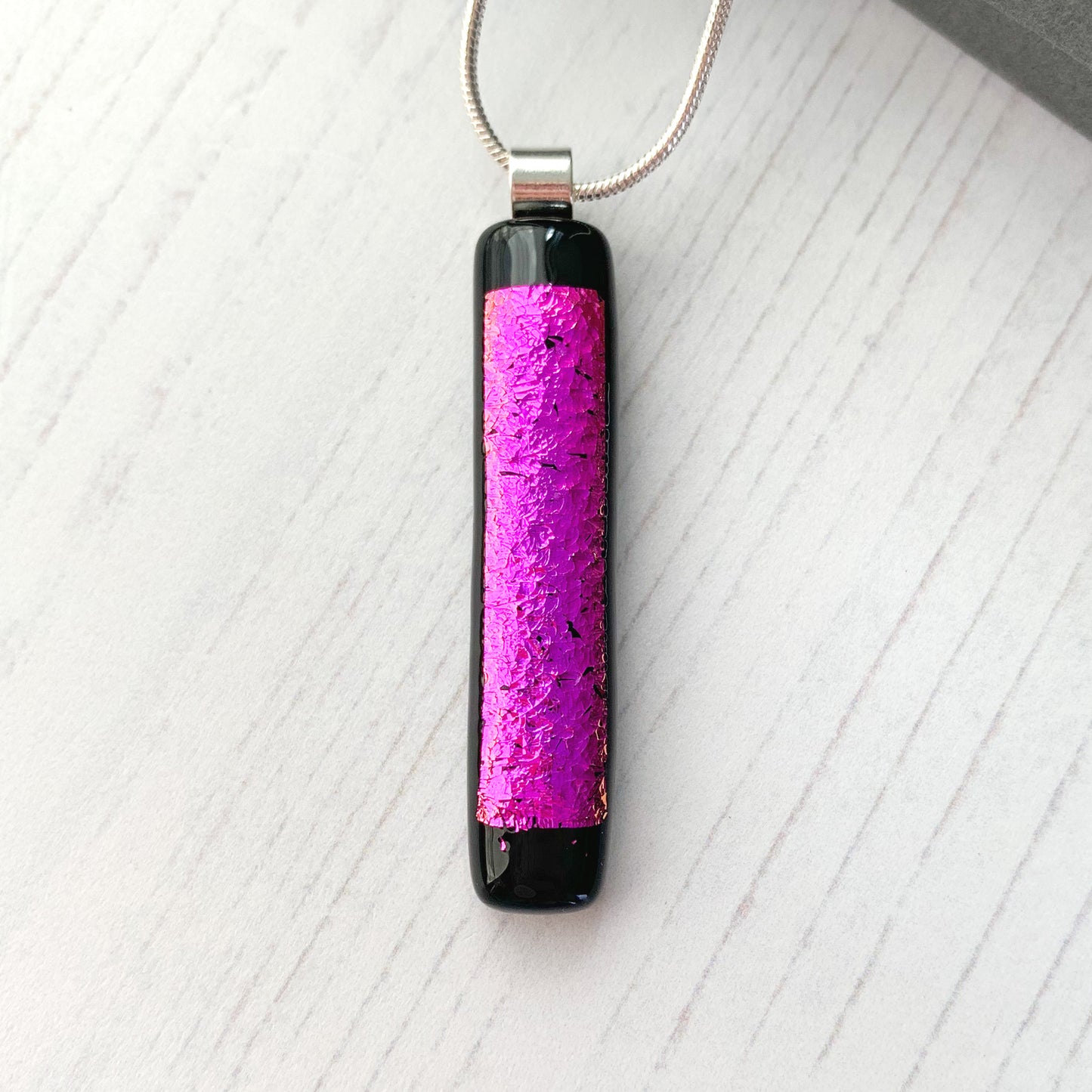 Classic Pink Glass Necklace