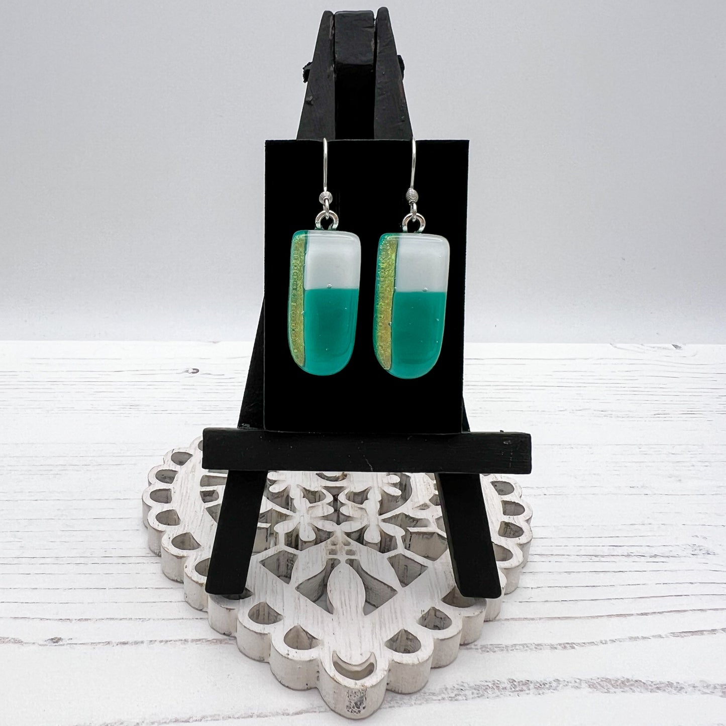 Jade Glass Earrings
