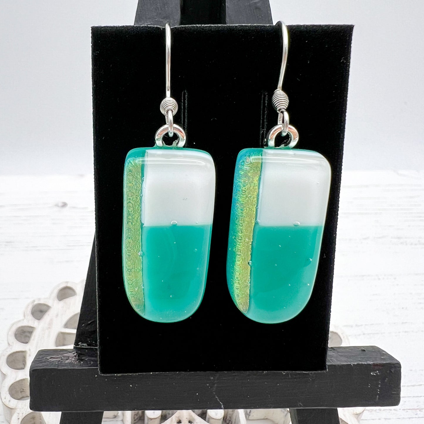 Jade Glass Earrings