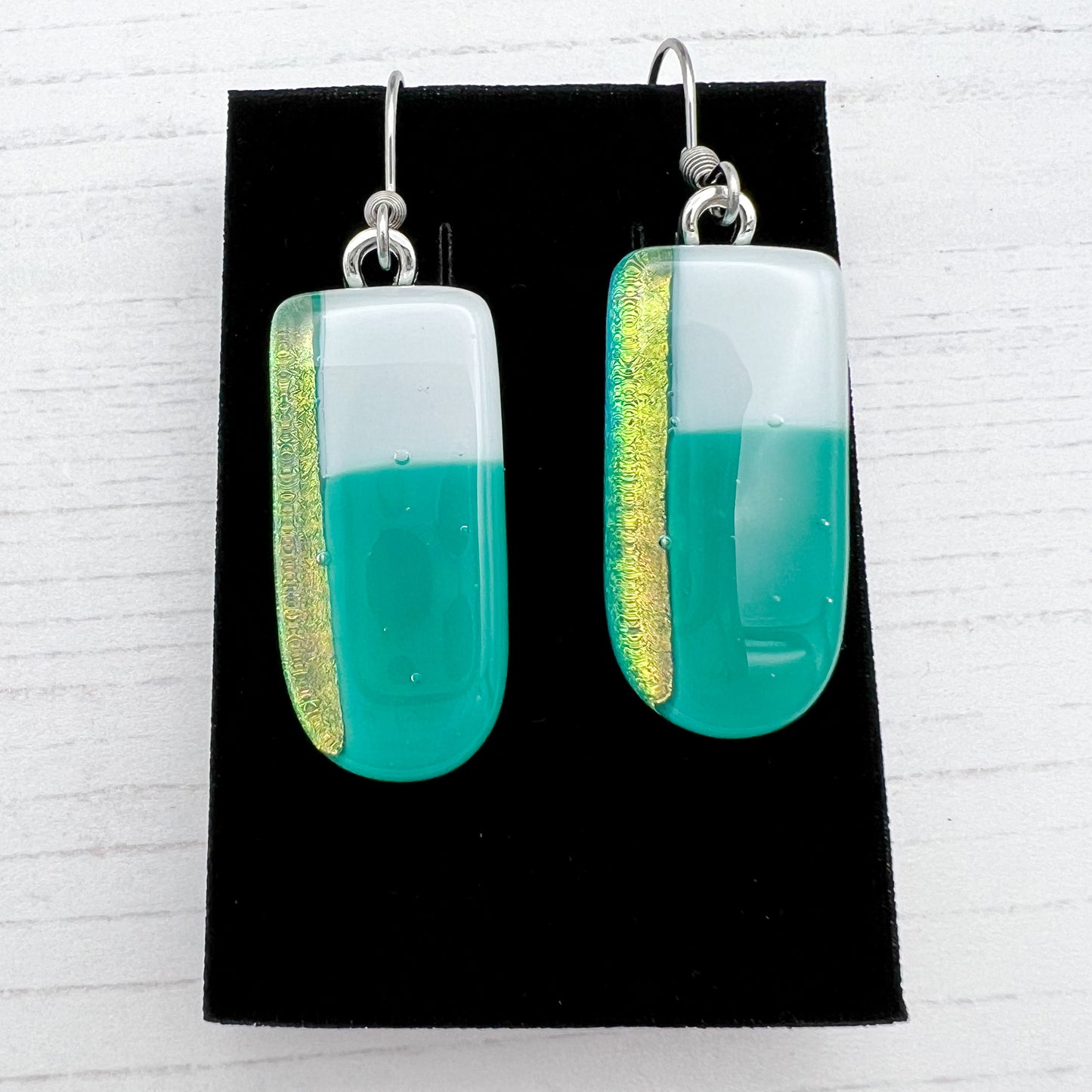 Jade Glass Earrings