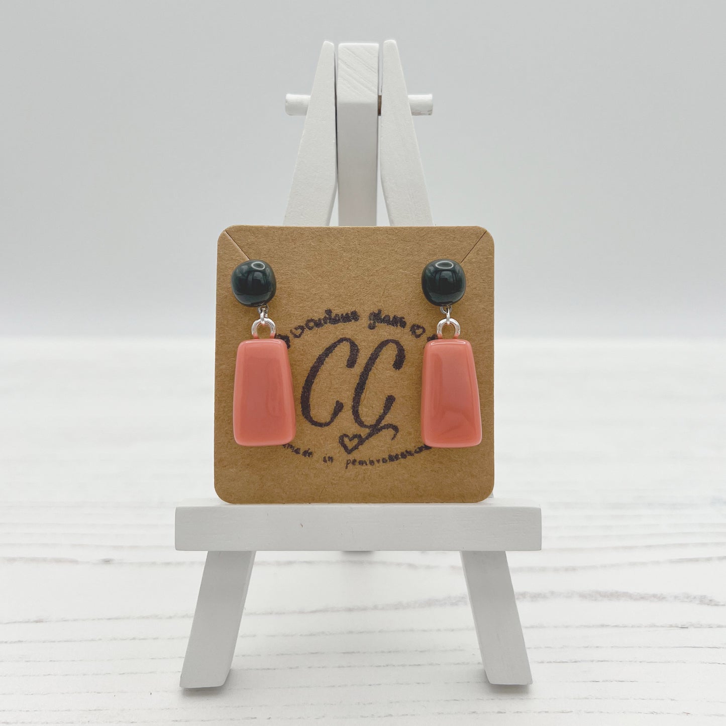 Bold Colourful Glass Earrings