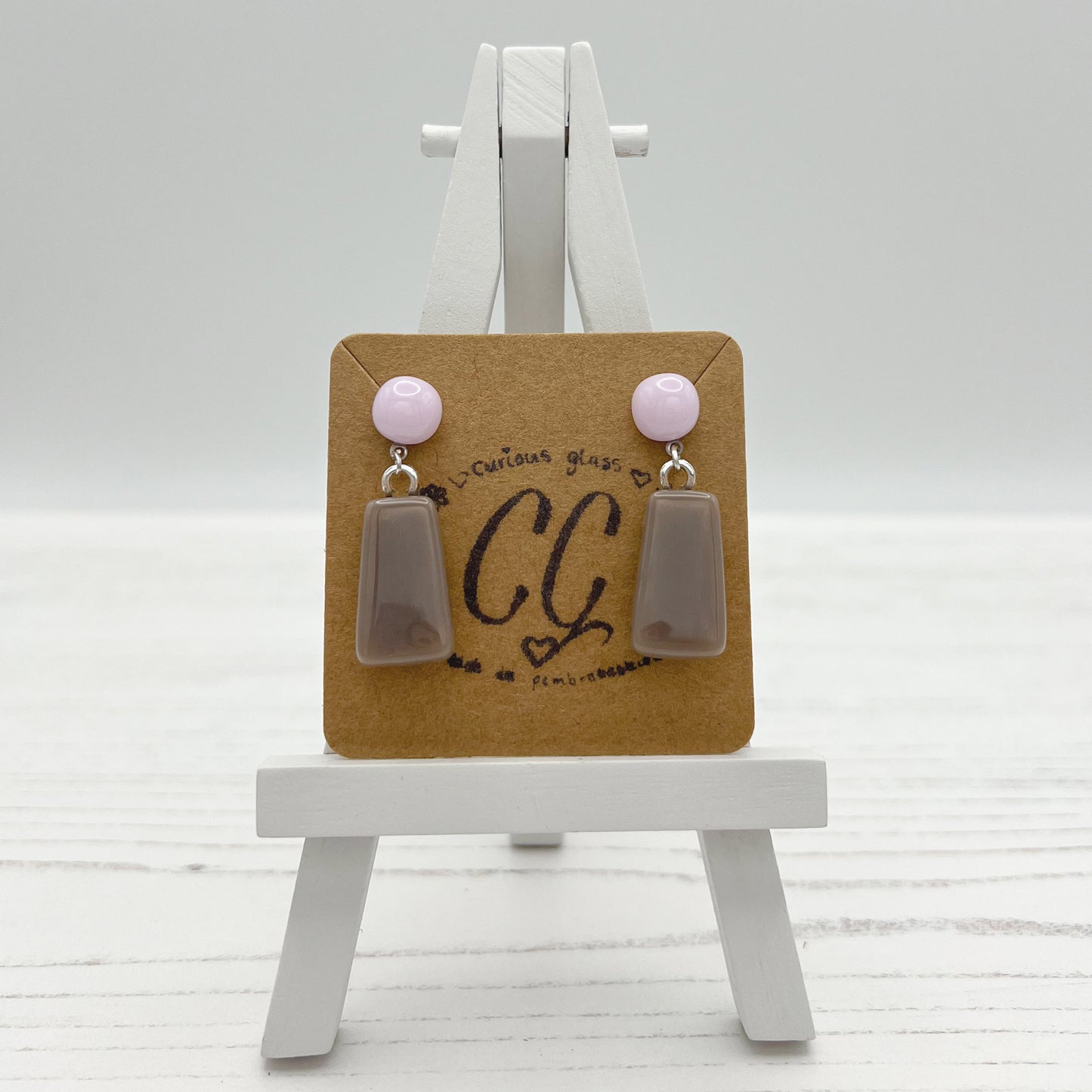 Bold Colourful Glass Earrings