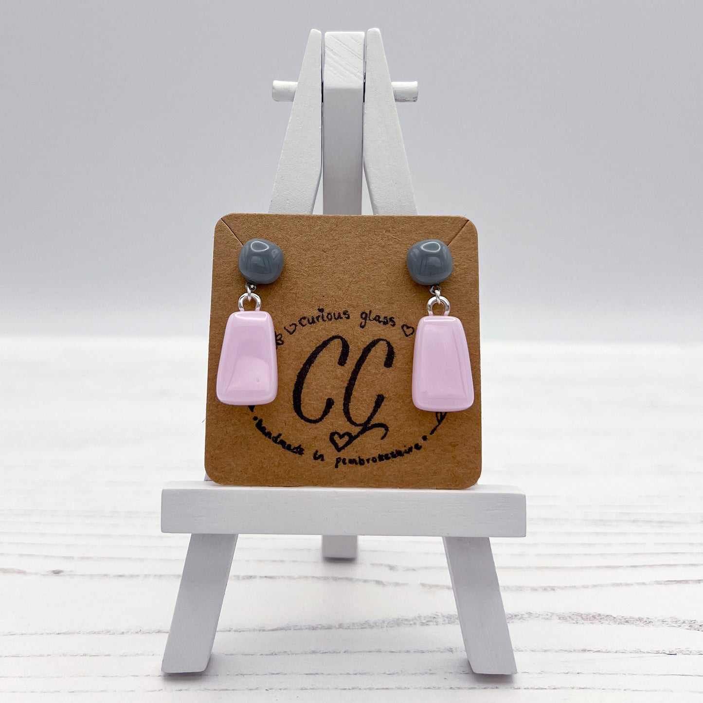 Bold Colourful Glass Earrings