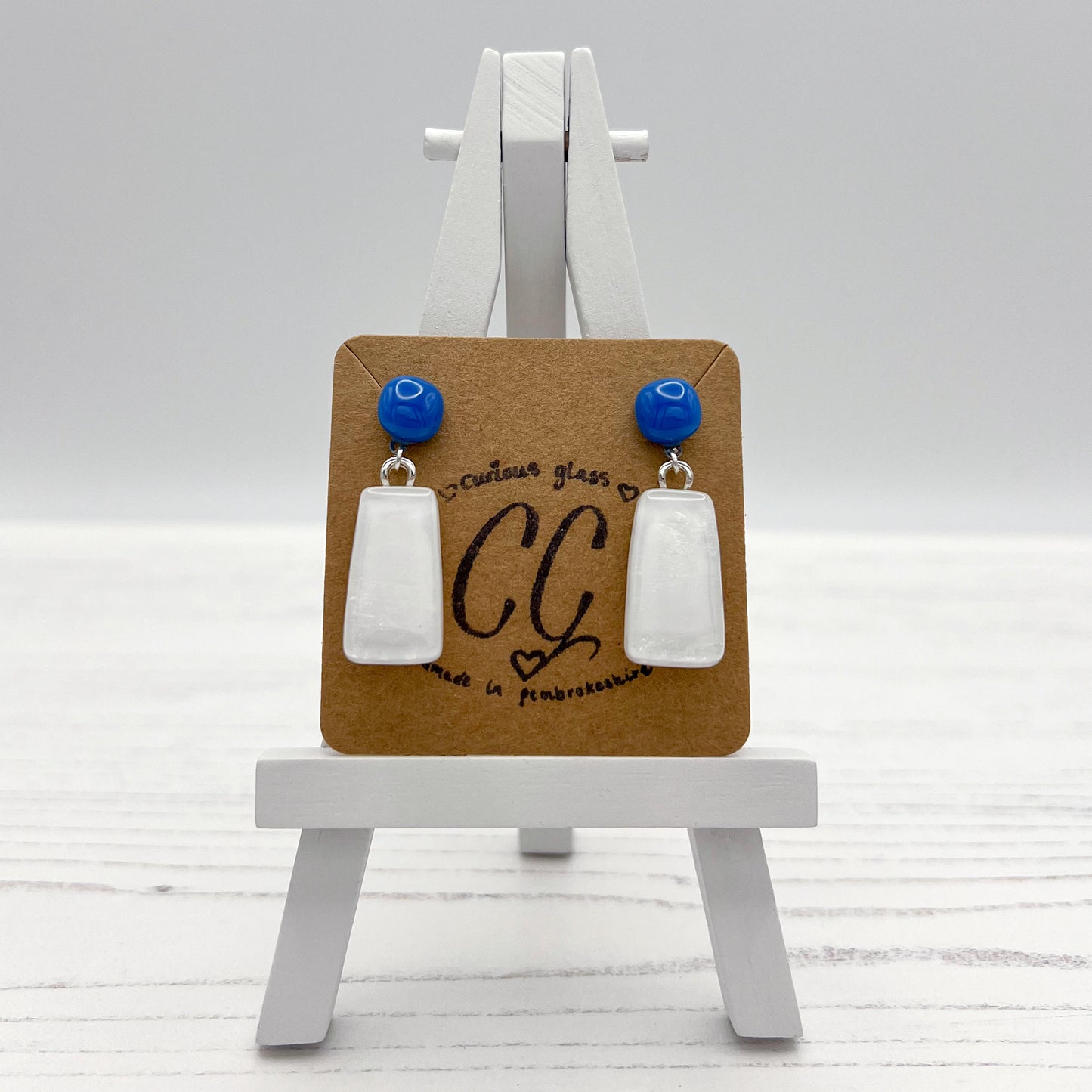 Bold Colourful Glass Earrings