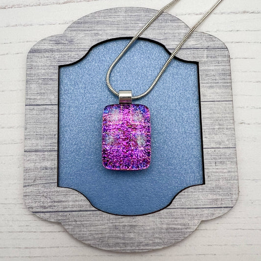Ingénue Pink Squares Necklace