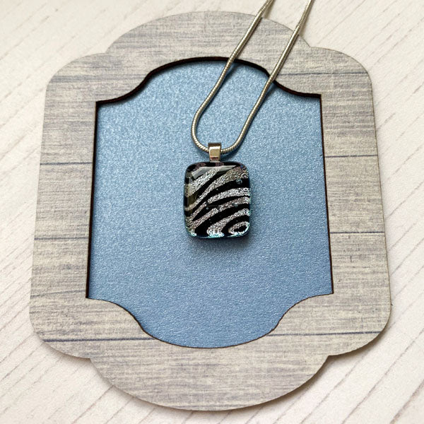 Ingénue Purple Zebra Necklace