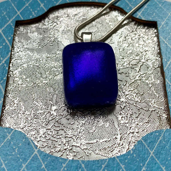 Ingénue Blue Glass Necklace