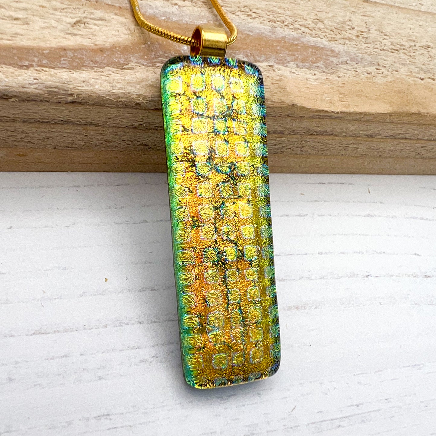 Squares Gold Necklace
