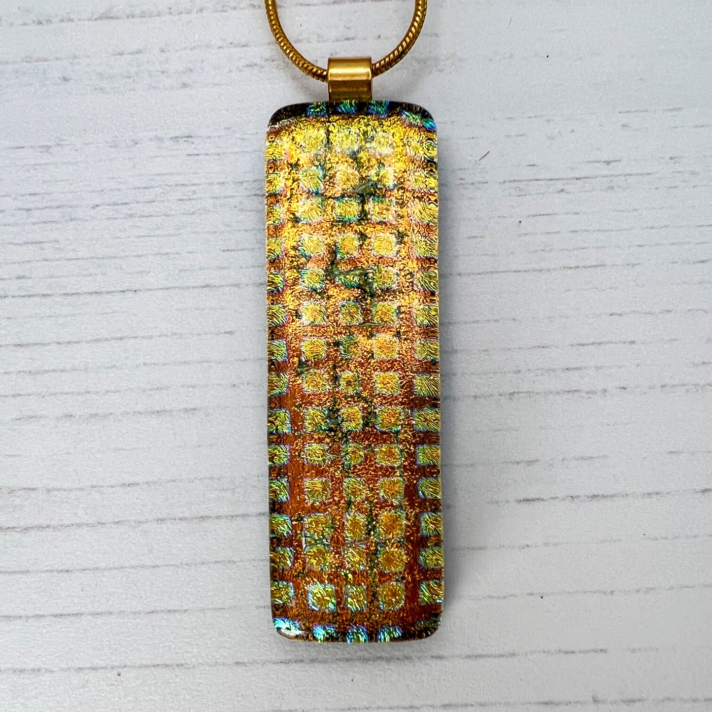Squares Gold Necklace