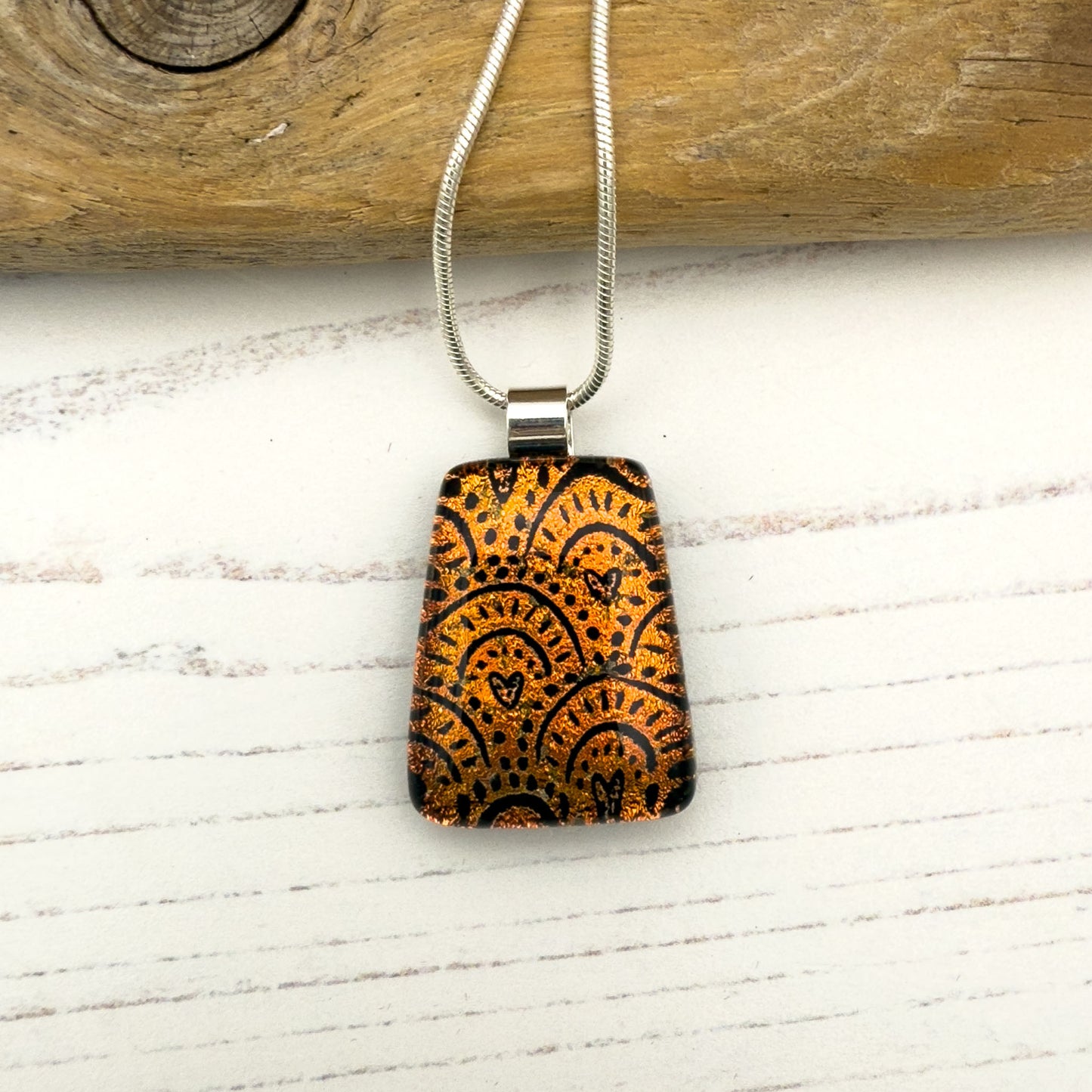 Copper Hearts Necklace