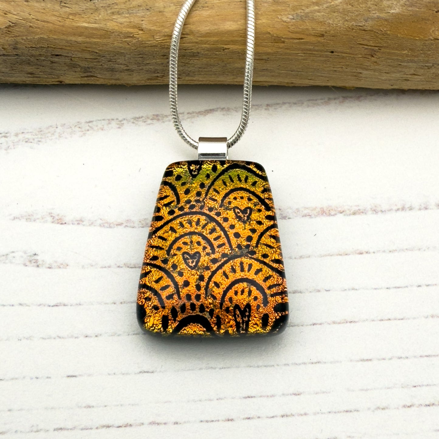 Copper Hearts Necklace