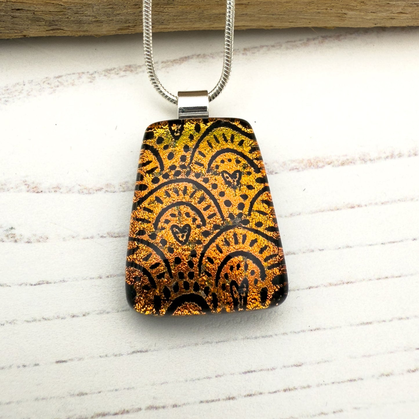 Copper Hearts Necklace