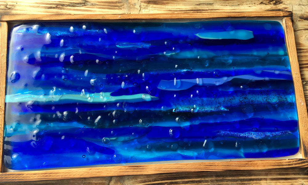 Blue Sea Dichroic Artwork
