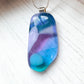 Sea Dichroic Glass Necklace Ten