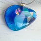 Sea Dichroic Glass Necklace Fifteen