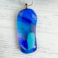 Sea Dichroic Glass Necklace Seven