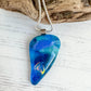 Sea Dichroic Glass Necklace Five
