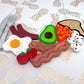 Breakfast Acrylic Necklace