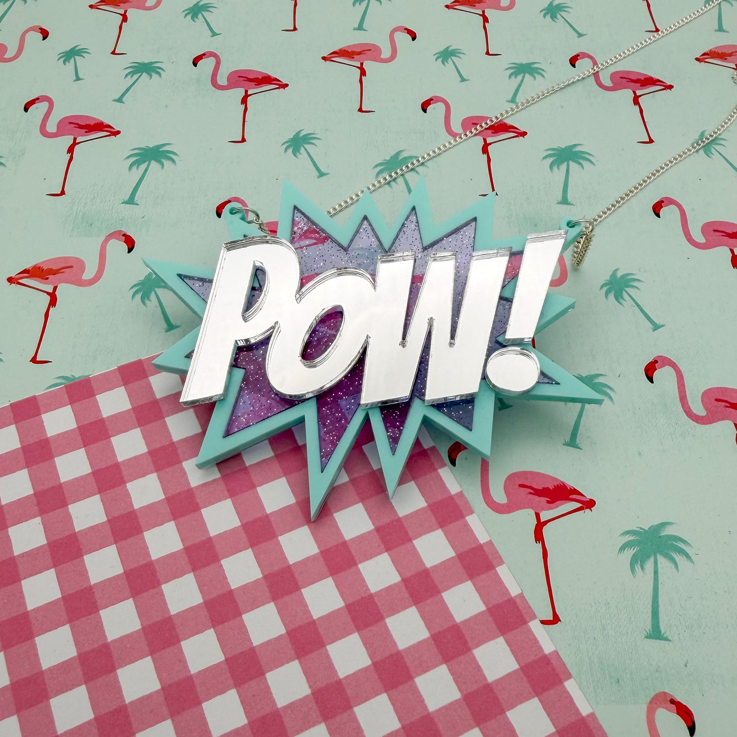 Retro Acrylic Necklace