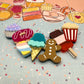 Bakery Acrylic Necklace Prototypes