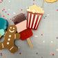 Bakery Acrylic Necklace Prototypes
