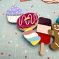 Bakery Acrylic Necklace Prototypes