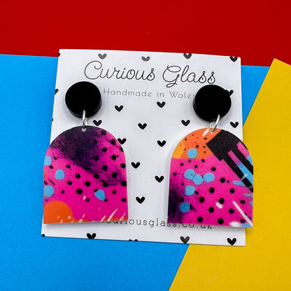 Limited Edition Abstract Acrylic Earrings