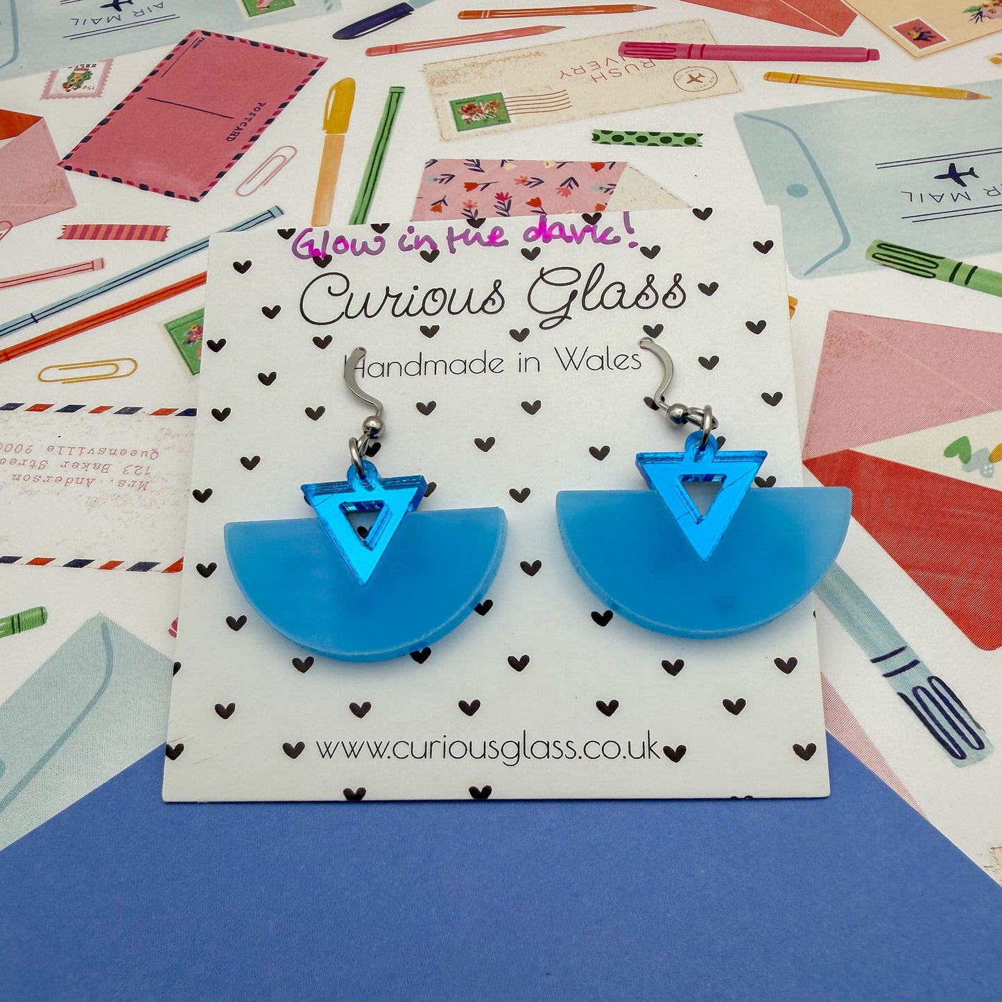 Half Circle Acrylic Earrings