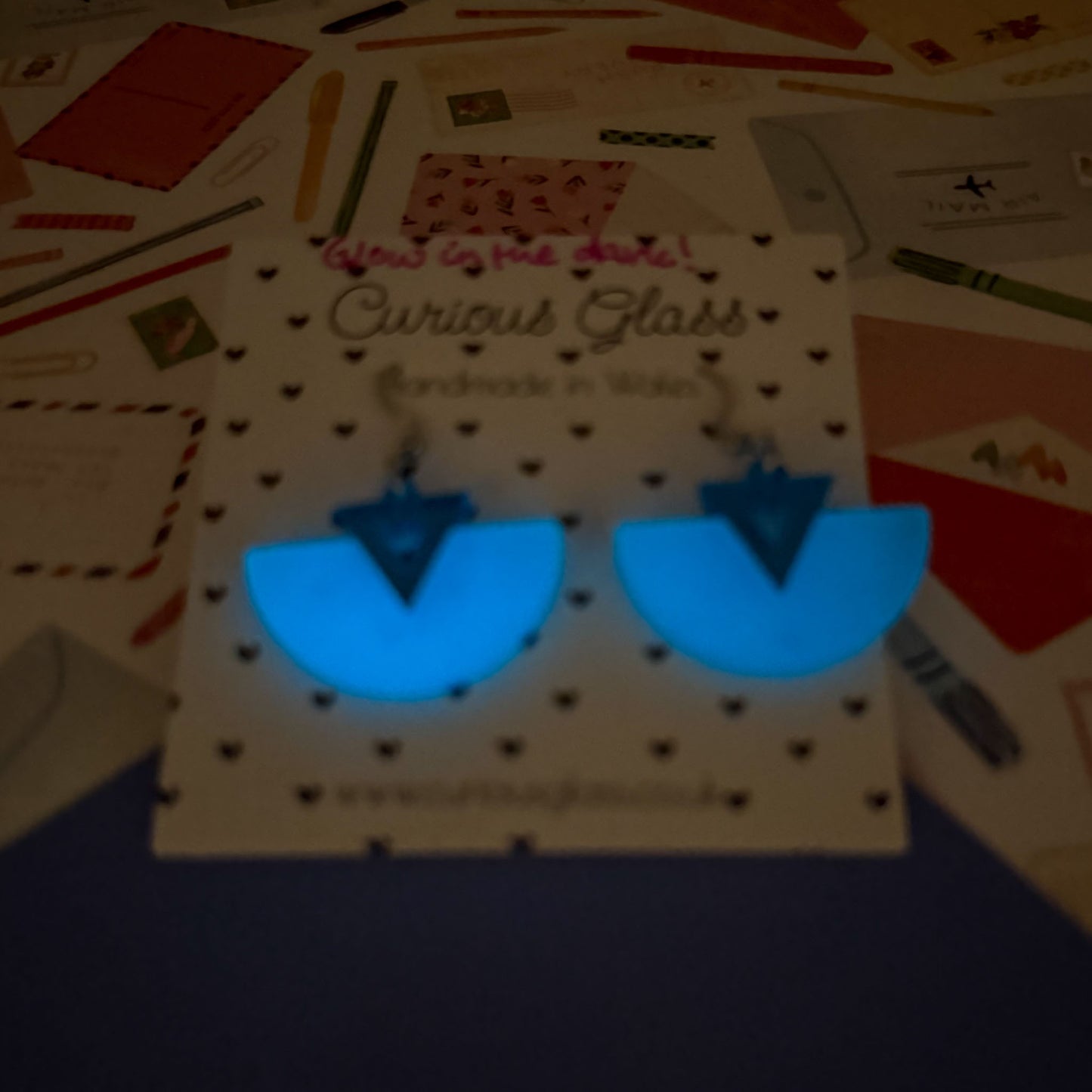 Half Circle Acrylic Earrings