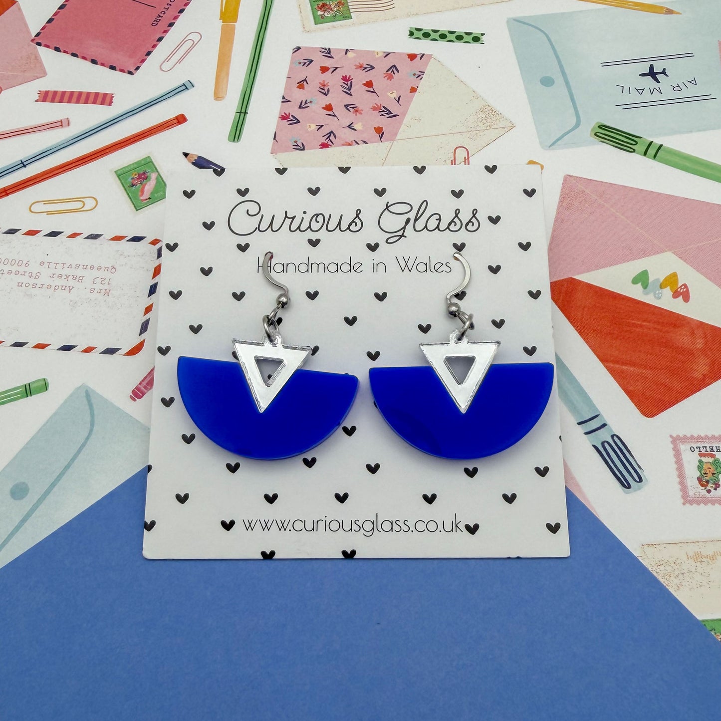 Half Circle Acrylic Earrings