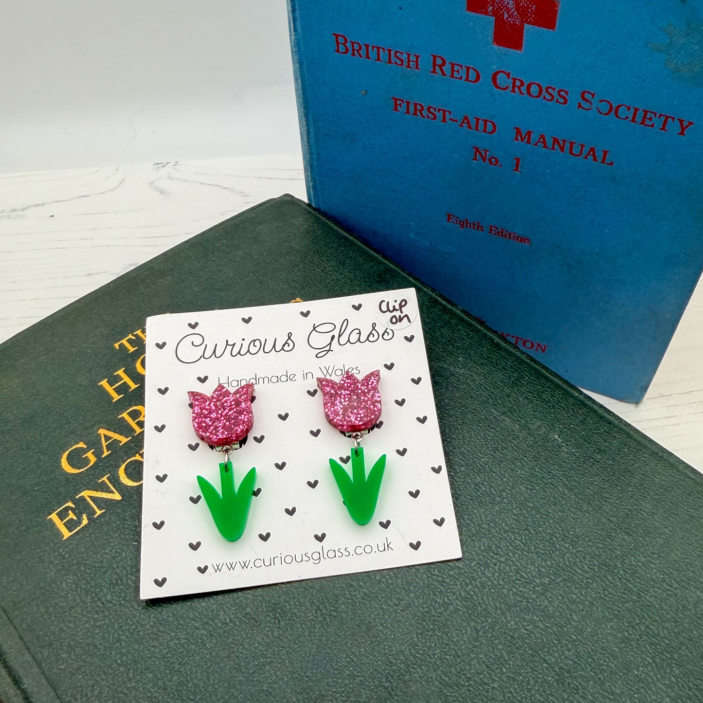 Tulip acrylic earrings