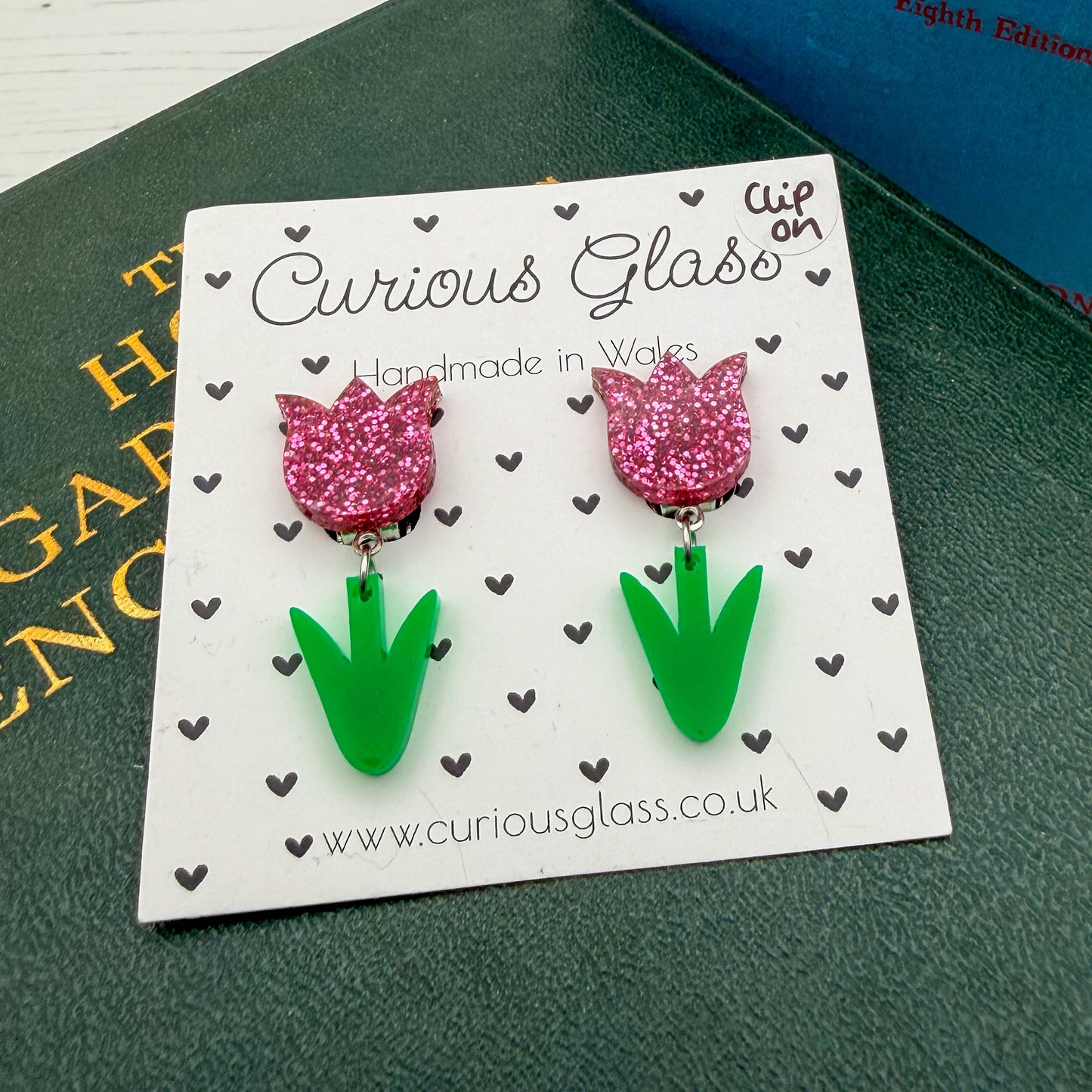 Tulip acrylic earrings