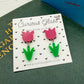 Tulip acrylic earrings