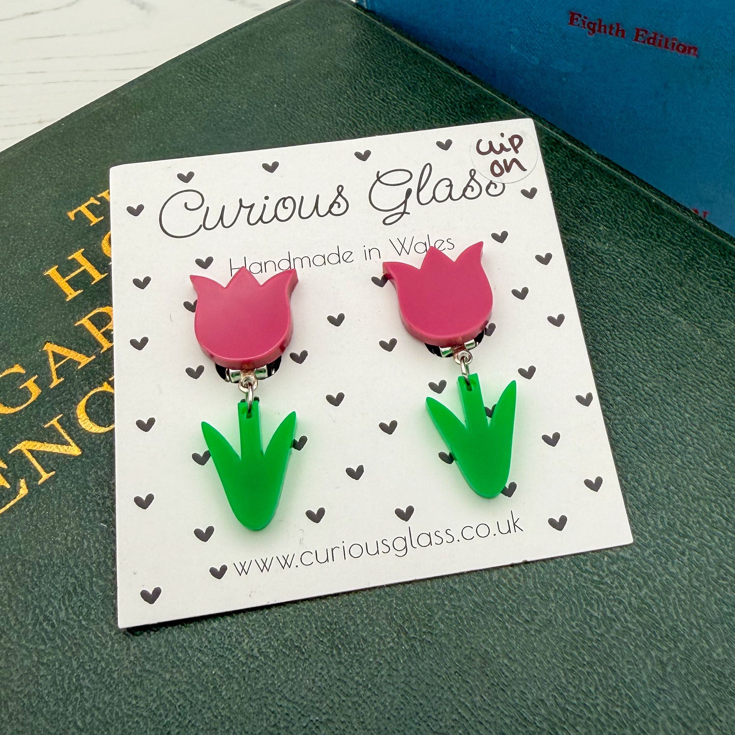 Tulip acrylic earrings
