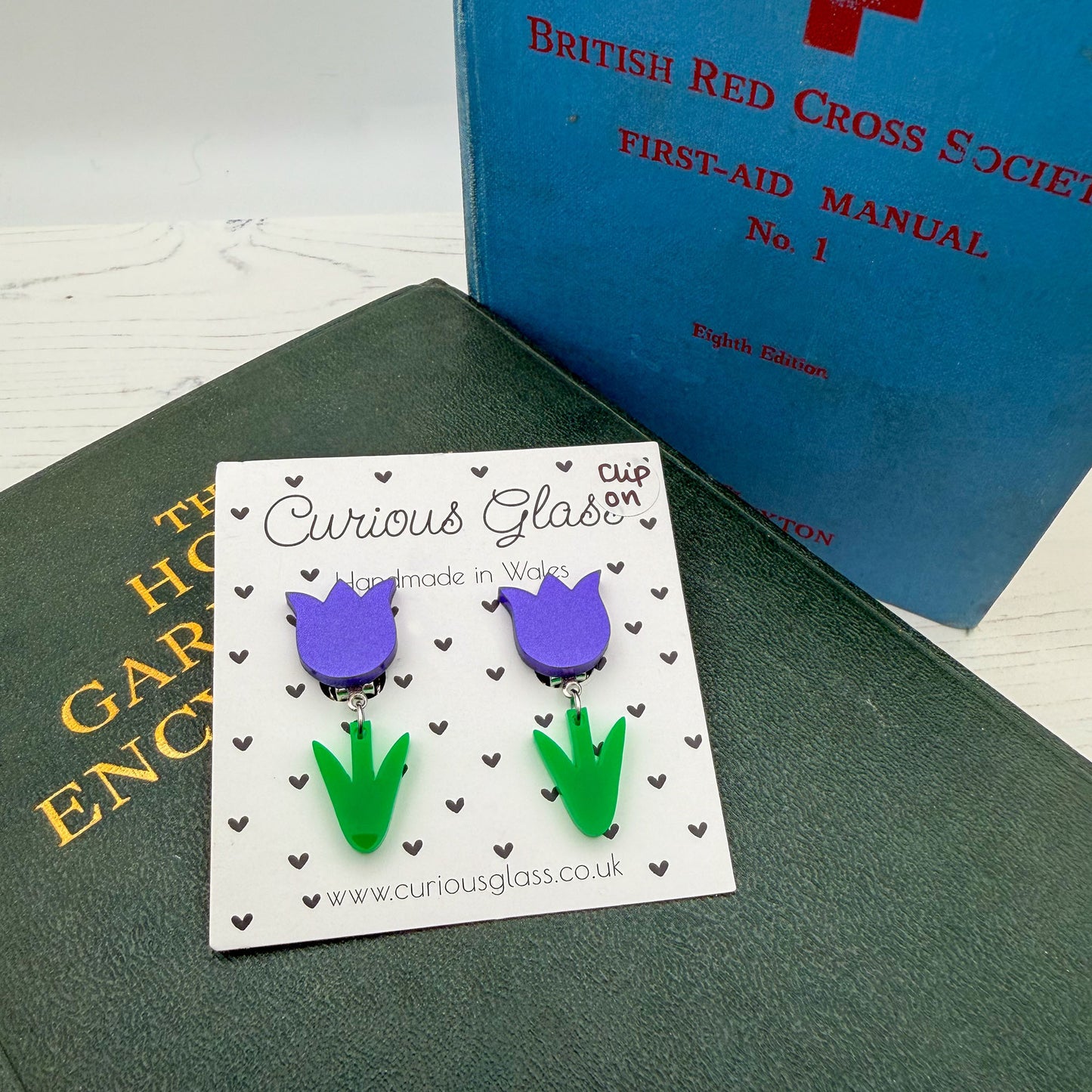 Tulip acrylic earrings