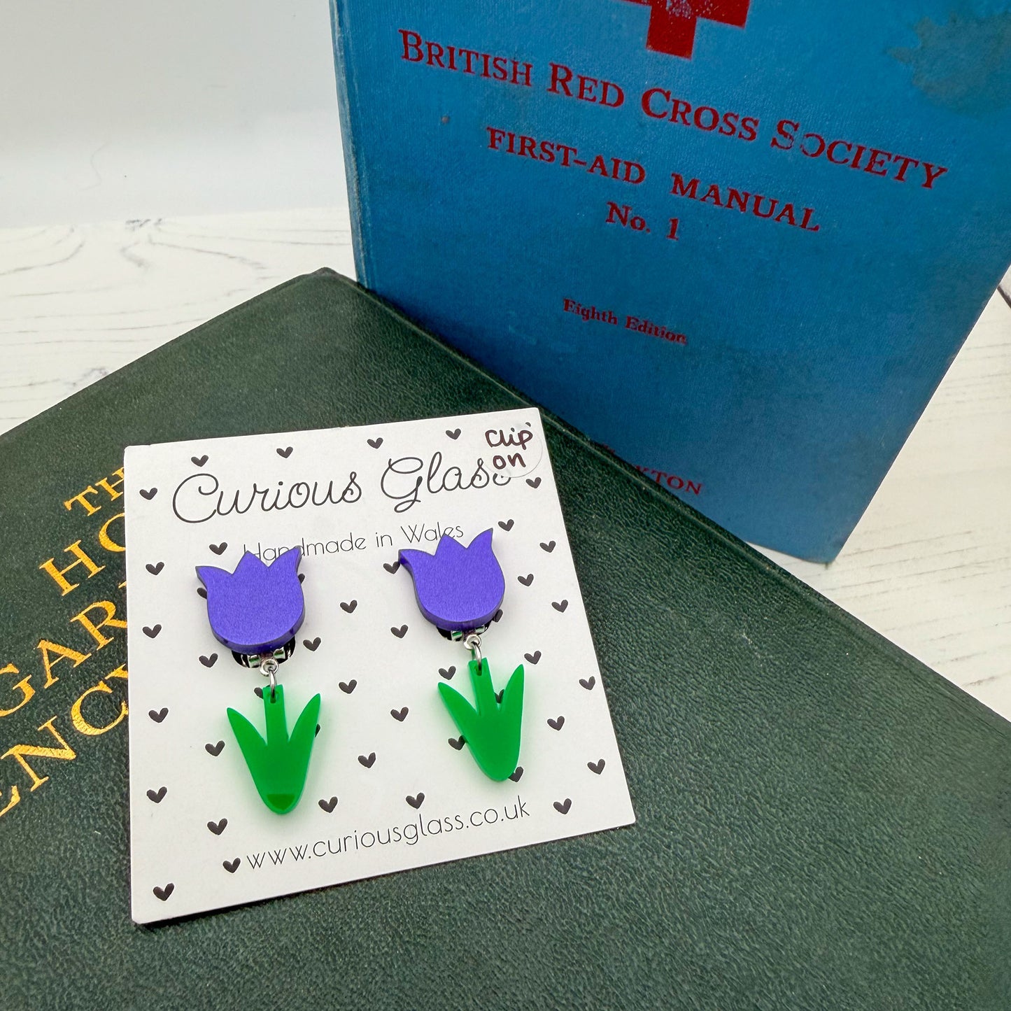 Tulip acrylic earrings