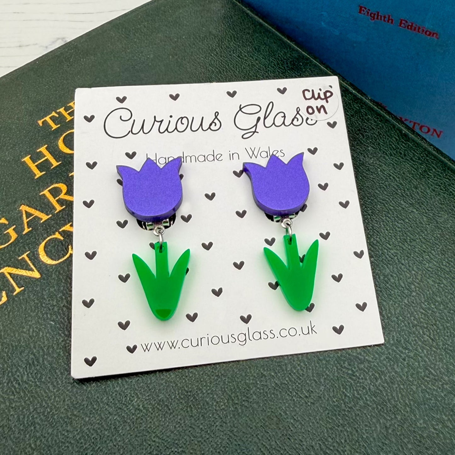 Tulip acrylic earrings