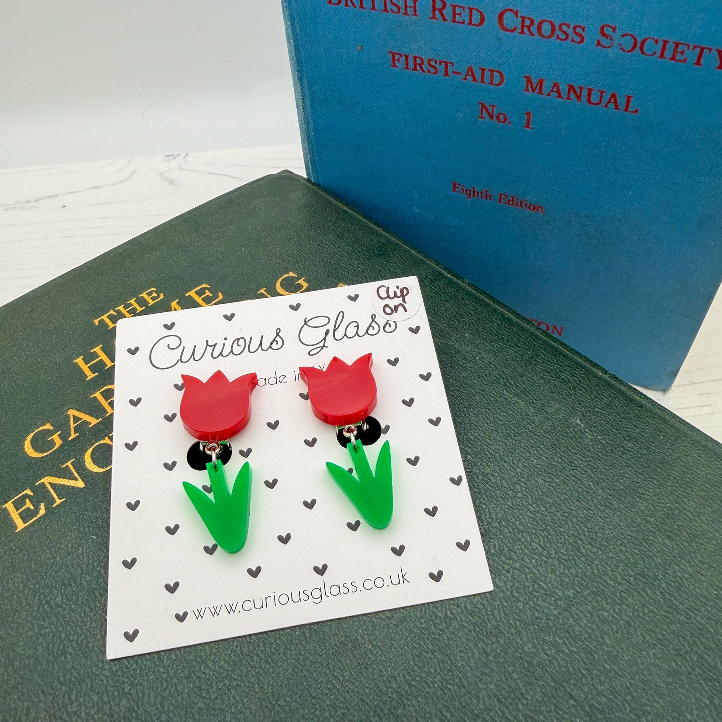 Tulip acrylic earrings