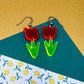 Tulips Acrylic Earrings