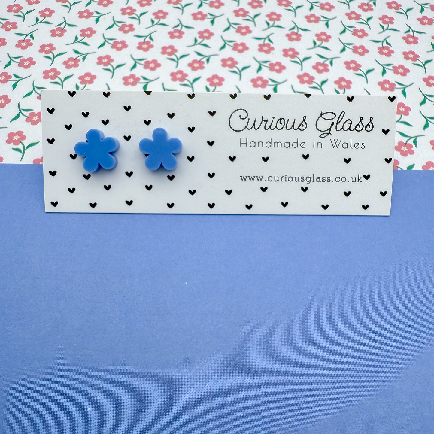 Flower Stud Acrylic Earrings