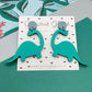 Dinosaur Acrylic Earrings