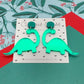 Dinosaur Acrylic Earrings