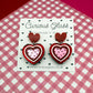 Hearts With Hearts Acrylic Earrings